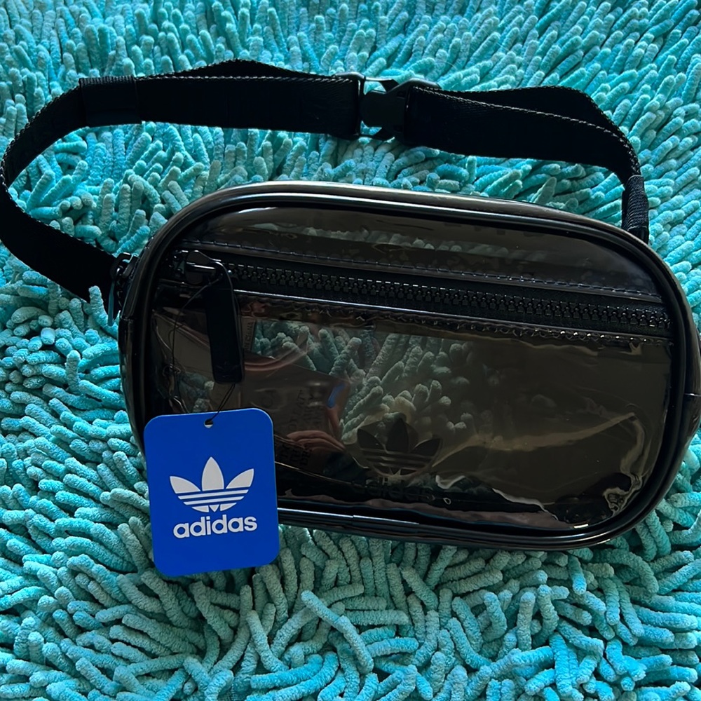 Adidas Blk Fanny Pack - Transparent